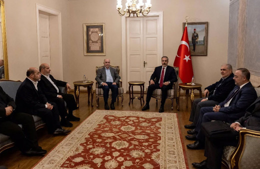 Dışişleri Bakanı Fidan, Hamas heyetiyle görüştü