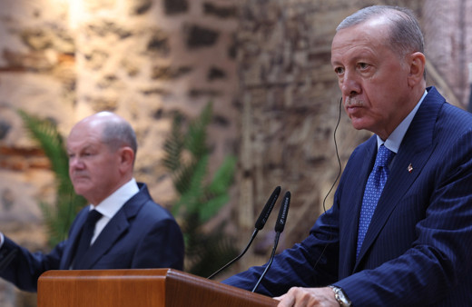 Scholz'un 'İsrail'in kendini savunma hakkı var' açıklamasına Cumhurbaşkanı Erdoğan'dan net cevap