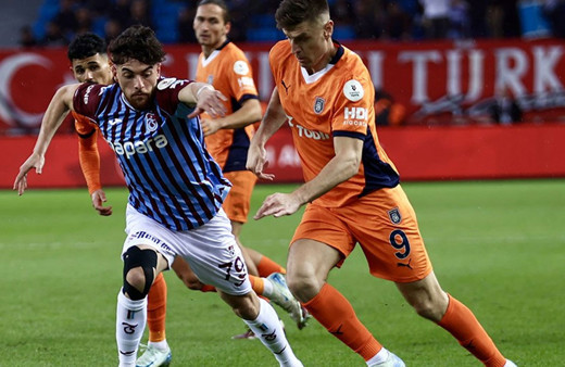 Trabzonspor, Başakşehir'i Edin Visca'nın golüyle mağlup etti