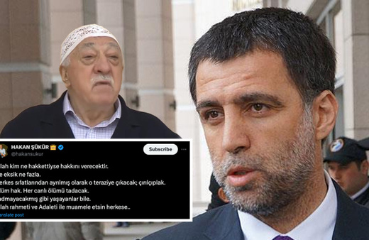Hakan Şükür, Fetullah Gülen'in ölümünün ardından bunu paylaştı!