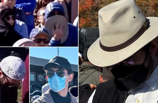 FETÖ elebaşı Fetullah Gülen'in cenaze töreni: Örgüt mensupları yüzlerini gizlemeye çalıştı