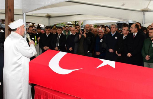 Pençe-Kaplan şehidimiz son yolculuğuna uğurlandı