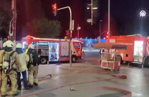 Şişli'de metro istasyonunda yangın çıktı