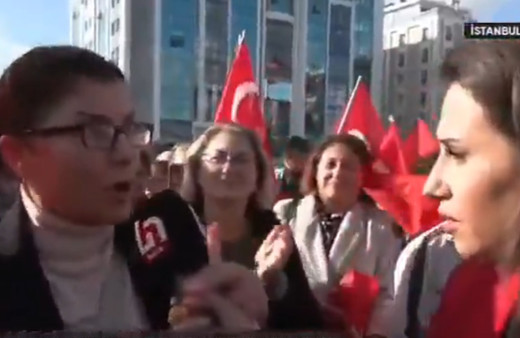 CHP'nin mitingi öncesi canlı yayında skandal sözler