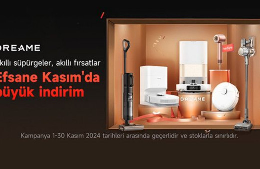 Efsane temizlik için, Dreame’nin efsane süpürge modelleri Efsane Kasım’a özel indirimlerle satışta