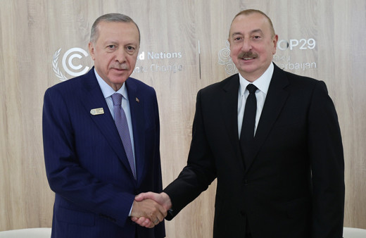 Cumhurbaşkanı Erdoğan, Azerbaycan Cumhurbaşkanı Aliyev ile görüştü