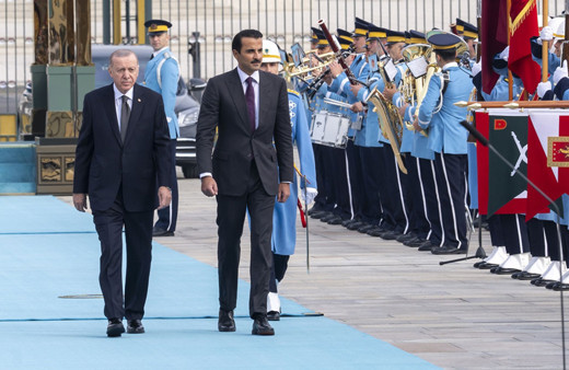 Cumhurbaşkanı Erdoğan, Katar Emiri Al Sani'yi resmi törenle karşıladı 9 yeni anlaşma imzalanacak