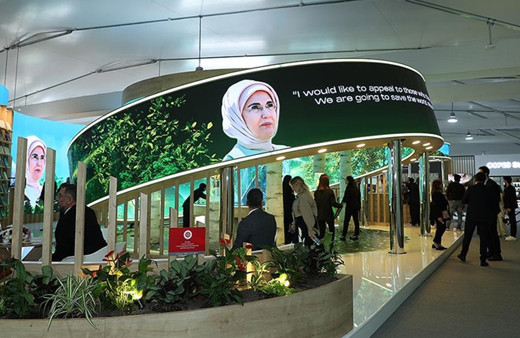 Cumhurbaşkanlığı İletişim Başkanlığının COP29'daki "Sıfır Atık" standı yoğun ilgi görüyor