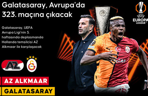 AZ Alkmaar-Galatasaray maçı saat kaçta, hangi kanalda? Muhtemel 11'ler...