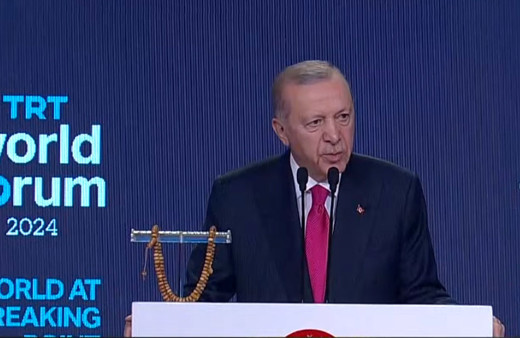 Cumhurbaşkanı Erdoğan'dan konuşmasını kesen provokatöre: Siyonistlerin dili ağzı olma