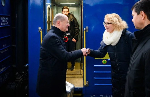 Almanya Başbakanı Scholz, Ukrayna'ya gitti