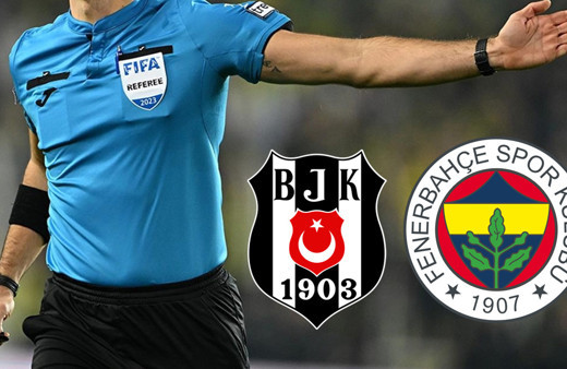 Beşiktaş-Fenerbahçe derbisini yönetecek hakem belli oldu!