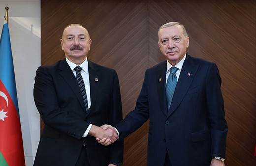 Cumhurbaşkanı Erdoğan, Azerbaycan Cumhurbaşkanı Aliyev ile görüştü