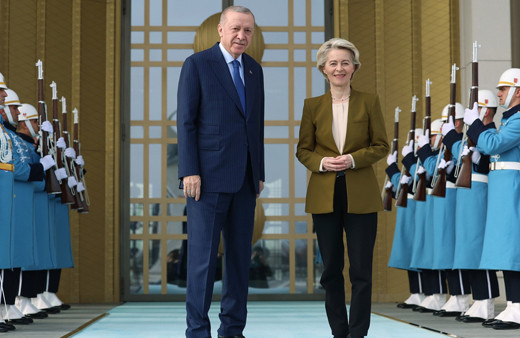 Cumhurbaşkanı Erdoğan, Ursula von der Leyen'i kabul etti