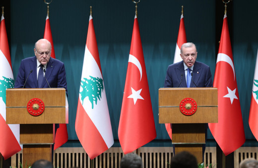 Cumhurbaşkanı Erdoğan ve Mikati'den ortak basın toplantısı