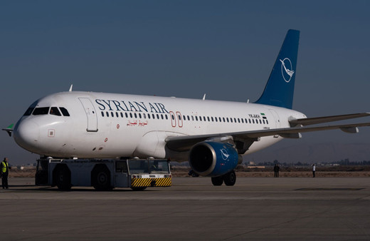 Şam Uluslararası Havalimanı'ndan ilk uçak kalkış yaptı