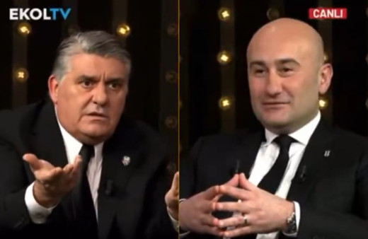 Beşiktaş Başkan adayları arasında gergin anlar! "Sen kimsin ki..."