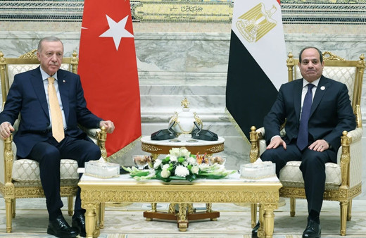 Cumhurbaşkanı Erdoğan Mısır Cumhurbaşkanı Sisi ile görüştü