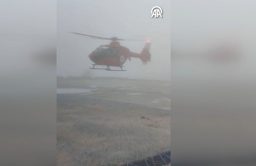 Muğla'da hastaneye çarpan helikopter kazadan hemen önce böyle görüntülendi