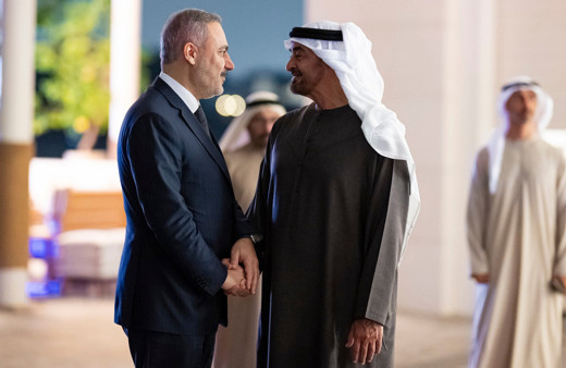 Dışişleri Bakanı Hakan Fidan, BAE Devlet Başkanı Al Nahyan ile görüştü
