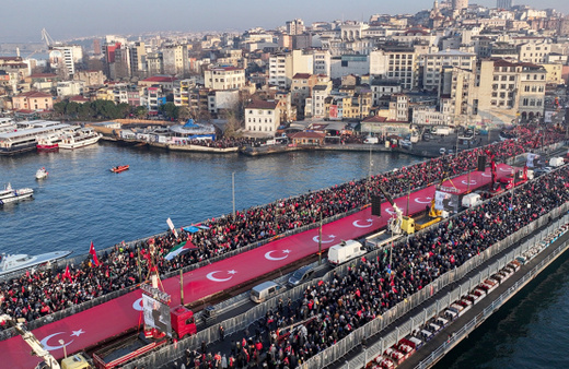 Kabine üyelerinden İstanbul'daki Filistin'e destek eylemine ilişkin paylaşım