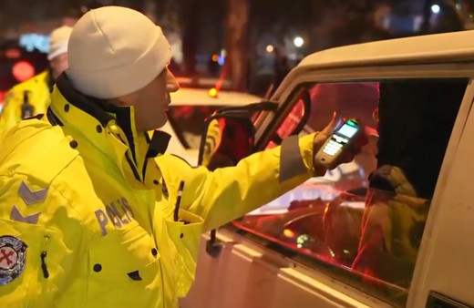 Yeni yıl denetimlerinde alkollü araç kullanan 5 bin 494 sürücüye işlem yapıldı