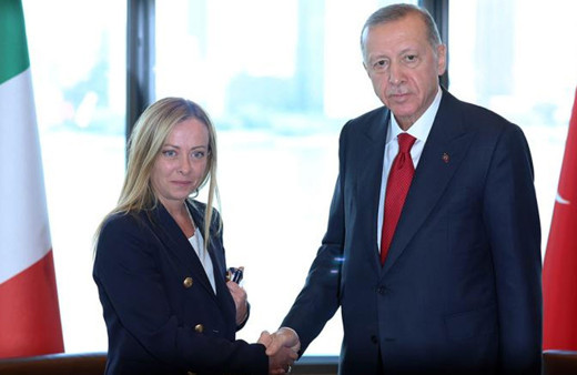 Cumhurbaşkanı Erdoğan, Meloni ile görüştü