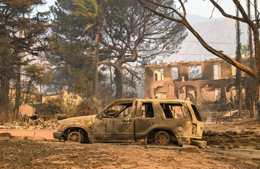 Los Angeles cehennemi yaşadı 5 binden fazla yapı...