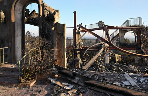 Los Angeles yangını büyük hasar bıraktı! Felaketin yeni görüntüleri