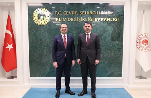 Bakan Murat Kurum, Şişli Belediye Başkanı  Resul Emrah Şahan'ı kabul etti