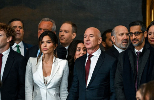 ABD'nin teknoloji devleri Trump'ın yemin töreninde boy gösterdi