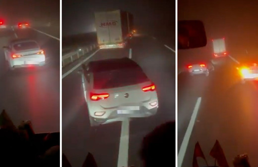 Bakan Yerlikaya'dan yolcu otobüsünü taciz eden iki otomobil sürücüsüne ilişkin paylaşım