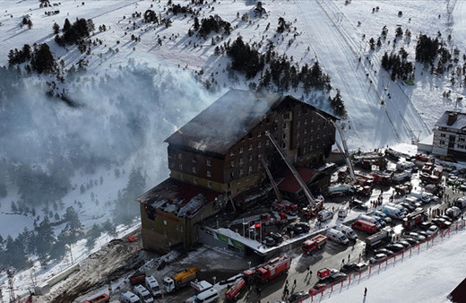 Kartalkaya'daki otel yangını! 5 şüpheli adliyede