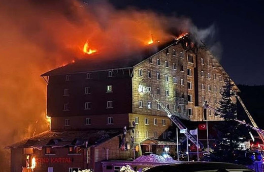 Kartalkaya'daki yangın faciasına ilk müdahale anları ortaya çıktı