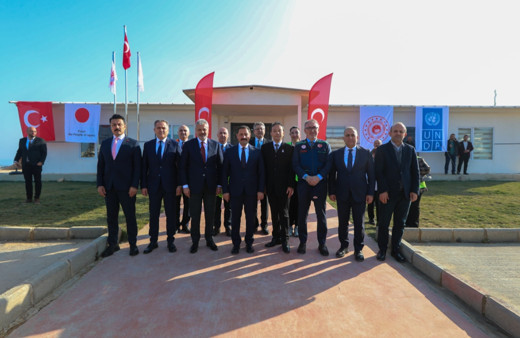 Japon Büyükelçi ve UNDP temsilcisinden Hatay’daki tesiste inceleme