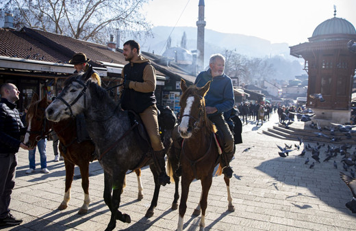 İspanya'dan hac ibadeti için at sırtında yola çıktılar Saraybosna'ya ulaştılar