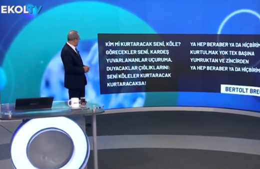 Şaban Sevinç'ten Bertolt Brecht şiiri