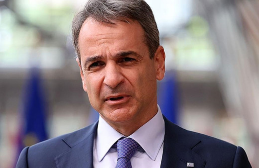 Yunanistan Başbakanı Miçotakis Santorini Adası'nı ziyaret etti