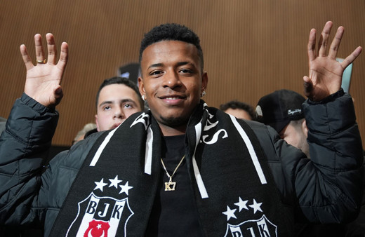 Beşiktaş'ın yeni transferi Arroyo, İstanbul'a geldi