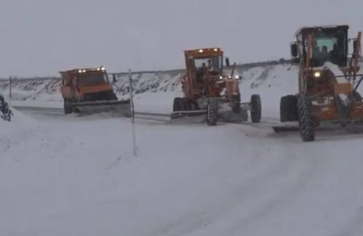 Tunceli'de kar esareti: 201 köy yolu ulaşıma kapandı