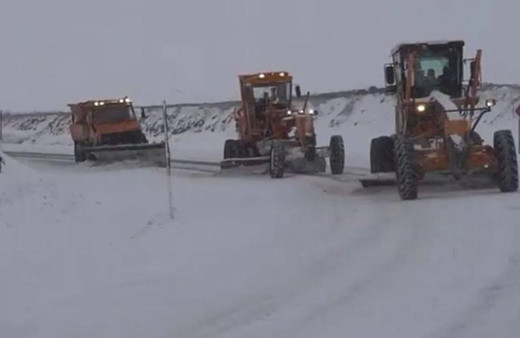 Tunceli'de kar esareti: 201 köy yolu ulaşıma kapandı