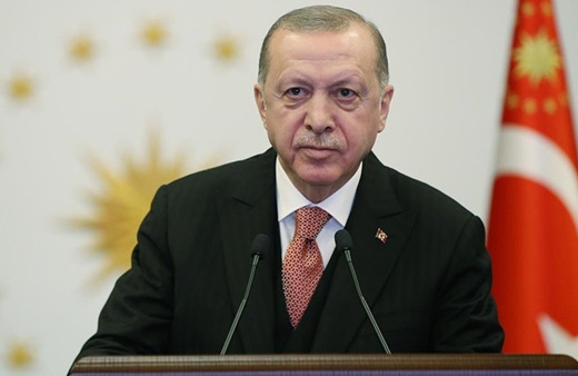 Cumhurbaşkanı Erdoğan'dan şehit itfaiye eri Sayın'ın ailesine başsağlığı mesajı