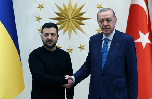 Cumhurbaşkanı Erdoğan, Ukrayna Devlet Başkanı Zelenskiy ile görüştü