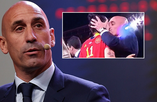 İspanya'da rızası olmadan kadın futbolcuyu öpen eski federasyon başkanına para cezası