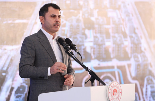 Bakan Murat Kurum Gaziantep'te temel atma töreninde muhalefete tepki gösterdi