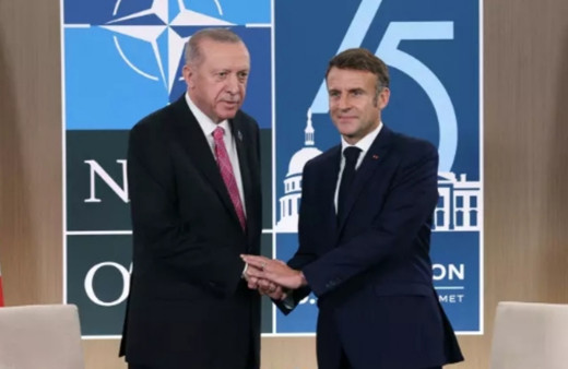 Cumhurbaşkanı Erdoğan'dan Macron'a: Filistinlilerin göç planı kabul edilemez