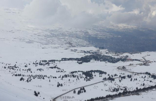 Lübnan'da kar sebebiyle mahsur kalan 130 kişiye ulaşıldı