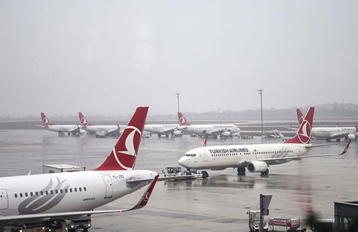 THY'den fırtına nedeniyle sefer iptalleri
