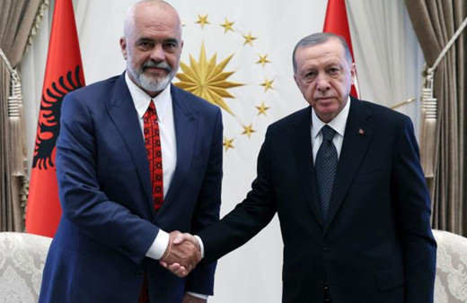 Erdoğan, Arnavutluk Başbakanı Rama ile görüştü