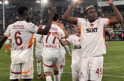 Galatasaray Alanya'da geriden gelerek kazandı